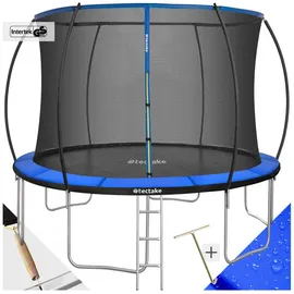 Tectake tectake® Trampolin Jumpy Ø 366 cm, GS- mit Sicherheitsnetz