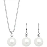 Elli Schmuckset Muschelkernperle 925 Sterling Geschenkidee