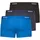 hugo underwear Trunk Triplet Pack blau/schwarz M 3er Pack