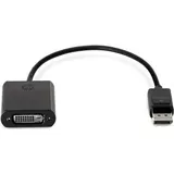 HP DisplayPort zu DVI Adapter 0,20 m Schwarz