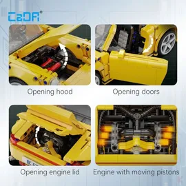 CADA C62003W - RUF CTR Yellowbird gelb/bronze 1:12