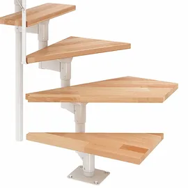 DOLLE Mittelholmtreppe Boston 228-300 cm Holz/Metall