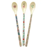 Rice Latte Löffel Flower Prints, 3er, 22 cm