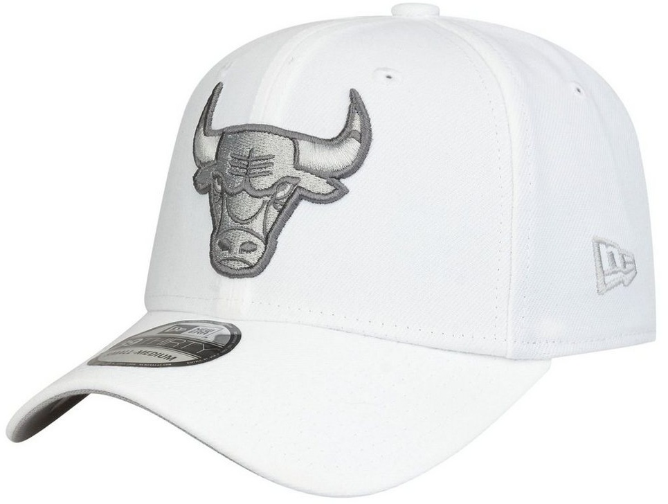 New Era Flex Cap 39Thirty Stretch Chicago Bulls optic white weiß S/M