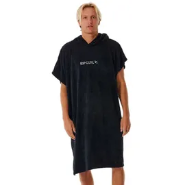 Rip Curl Brand Hooded TOWEL Poncho black / schwarz