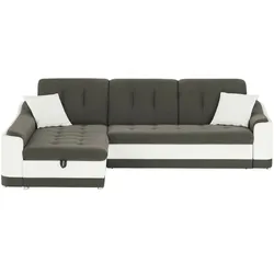 Ecksofa  Bea ¦ grau ¦ Maße (cm): B: 278 H: 86 T: 195