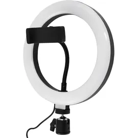 Logilink Ringlicht Ø 20 cm schwarz