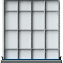 Ulmia GmbH Schubladeneinteilungssatz Metall 500x540 mm Weiß