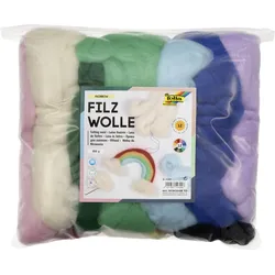 folia Bastelfilz-Set mehrfarbig