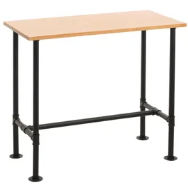 MCW Bartisch eckig 120 x 108 x 61 cm Schwarz/Beige