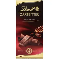 Lindt Zartbitterschokolade, 52% Kakaoanteil, 100 g