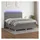 vidaXL Boxspringbett 180 x 200 cm Dunkelgrau