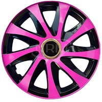 NRM Radzierblende Drift EXTRA schwarz/pink 16 Zoll 4er Set