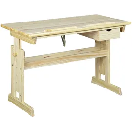 Interlink Schreibtisch Kiefer massiv natur