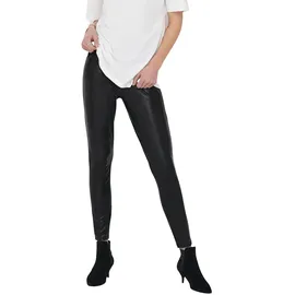 Only Leggings ONLCOOL COATED LEGGING NOOS Schwarz