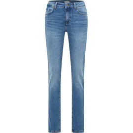 Mustang Shelby Jeans Slim Fit in mittelblauer Used-Waschung-W33 / L30