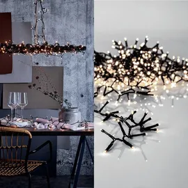 EGLO LED Lichterkette Weihnachtsbeleuchtung innen & außen warmweiß 3000K 1200LEDs 25m