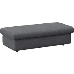 Pouf FLEXLUX "Lovane", blau (navy blau), B:131cm H:44cm T:61cm, Poufs, Weich & anschmiegsam