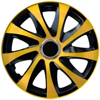 NRM Radzierblende Drift EXTRA schwarz/Gold 16 Zoll 4er Set