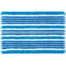 Homescapes Badematte Blau/Schwarz/Weiß Gestreift 40 x 60 cm