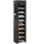 Homcom Schuhregal 30 x 175 x 45 cm stapelbar / schwarz