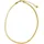 FIRETTI Collier Schlangenkette Gold 44,5cm Edelstahl