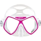 Mares - Ridley Schnorchelmaske pink white clear - rosa/pink