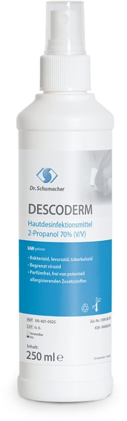 Dr. Schumacher Descoderm Hautdesinfektion Desinfektionslösung 0,25 l