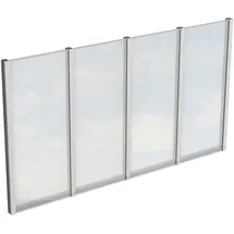 SKANHOLZ Seitenwand 343 x 200 cm grau