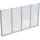 SKANHOLZ Seitenwand 343 x 200 cm grau