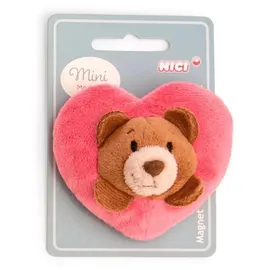 NICI Mini MagNICI Bär mit Herz 7 cm Braun