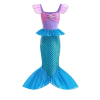 Lito Angels Prinzessin Meerjungfrau Arielle Kostüm Kleid Verkleidung für Kinder Mädchen Größe 5-6 Jahre 116 (Tag-Nummer 130)