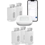 Homematic IP Heizkörperthermostat Starter Set Heizen pure für 5 Heizkörper weiß