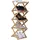 Relaxdays Schuhregal 28 x 84 x 28 cm faltbar / braun