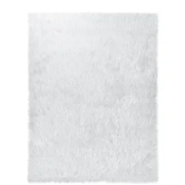 Paco Home Hochflor Teppich Wohnzimmer Schlafzimmer Shaggy Einfarbig Flauschig Modern, Grösse:60x100 cm