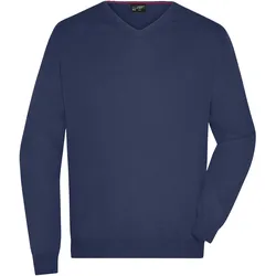 Herren V-Pullover - Farbe blau - Größe M