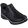 SKECHERS SLIP IN RF EASY GOING Modern Hour Slip-On, Black Microleather, 36 EU