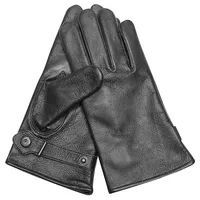 Mil-Tec BW Handschuhe Ziegenleder gefüttert schwarz, Größe S/7