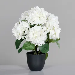 Kunstblume HORTENSIE - weiß