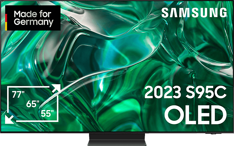 SAMSUNG GQ65S95CAT OLED TV (Flat, 65 Zoll / 163 cm, 4K, SMART TV, Tizen)