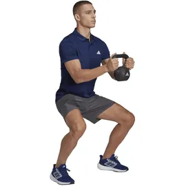 adidas Herren Polo Train Essentials Training Poloshirt Poloshirt, blau - L