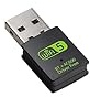 HaoYiShang RTL8821 USB WiFi Bluetooth Adapter, 600Mbps Dual Band 2.4/5Ghz Wireless Netzwerk Externer Empfänger, Mini WiFi Dongle für PC/Laptop/Desktop