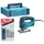 Makita 4350 FCTJ 720 Watt + 10 tlg. Stichsägeblatt Set + Makpac