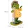 Relaxdays Regenmesser Frosch, wetterbeständig, analoger Regenanzeiger, H x B x T: 19 x 10,5 x 8 cm, Gartendeko, bunt