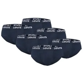 Levi's Repeat Logo Boxershorts Blau M 6er Pack