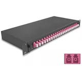 DeLock LWL Spleißbox 24 x LC Duplex OM4 1HE