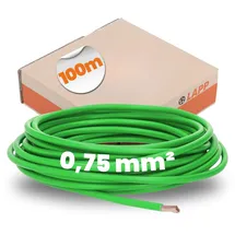 Lapp 4510122 Litze H05V-K 1 x 0.75 mm2 grün
