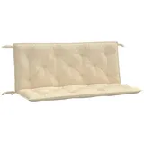 vidaXL Bankauflage 120 x 50 x 7 cm beige 2 St.