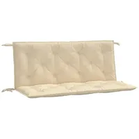 vidaXL Bankauflage 120 x 50 x 7 cm beige 2 St.
