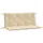 vidaXL Bankauflage 120 x 50 x 7 cm beige 2 St.